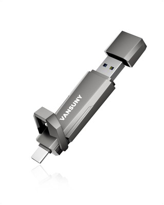512GB USB Solid State Drive Up to 1000MB/s USB 3.2 Gen 2 Dual SSD USB A + USB...