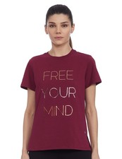 Enamor Athleisure Relaxed Fit Short Sleeve Round Neck Antimicrobial Finish Br...