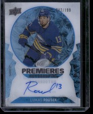 2024-25 Upper Deck Ice Lukas Rousek Ice Premieres Auto /199