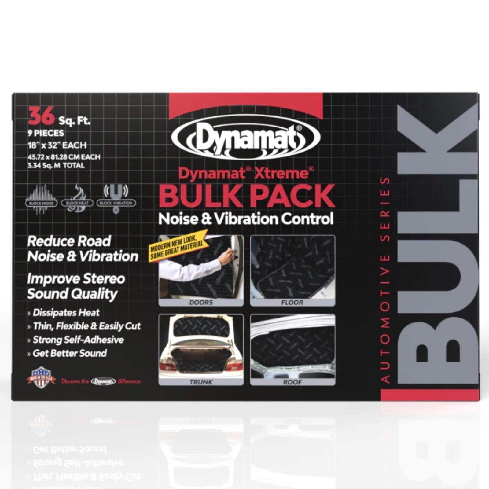 Dynamat Xtreme Bulk Pack Car Sound Proofing Deadening Noise Reduction