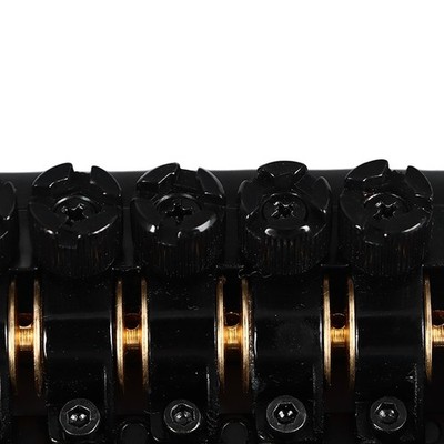   Headless Guitar Bridge Tailpiece Fixed 6 String Electric Guitars Roller