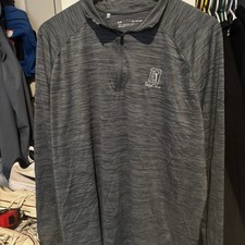 Under Armour XL Gray 1/4 Zip Pullover Twin Cities TPG Golf Top Long Sleeve