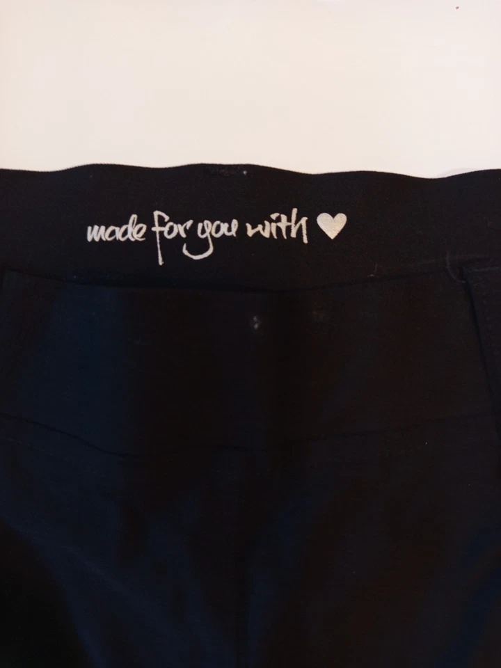 Pantalon femme C&A Canda noir coupe droite taille 42 poches zippées - Photo 3/4