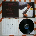 Michael Jackson Thriller Vinyl 1982 Europe Epic 1st Press LP Billie Jean Beat It