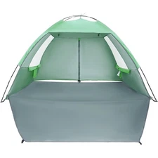 CAMEL CROWN 3/6 Person Camping Tent, Waterproof Windproof Easy Setup, Silver-...