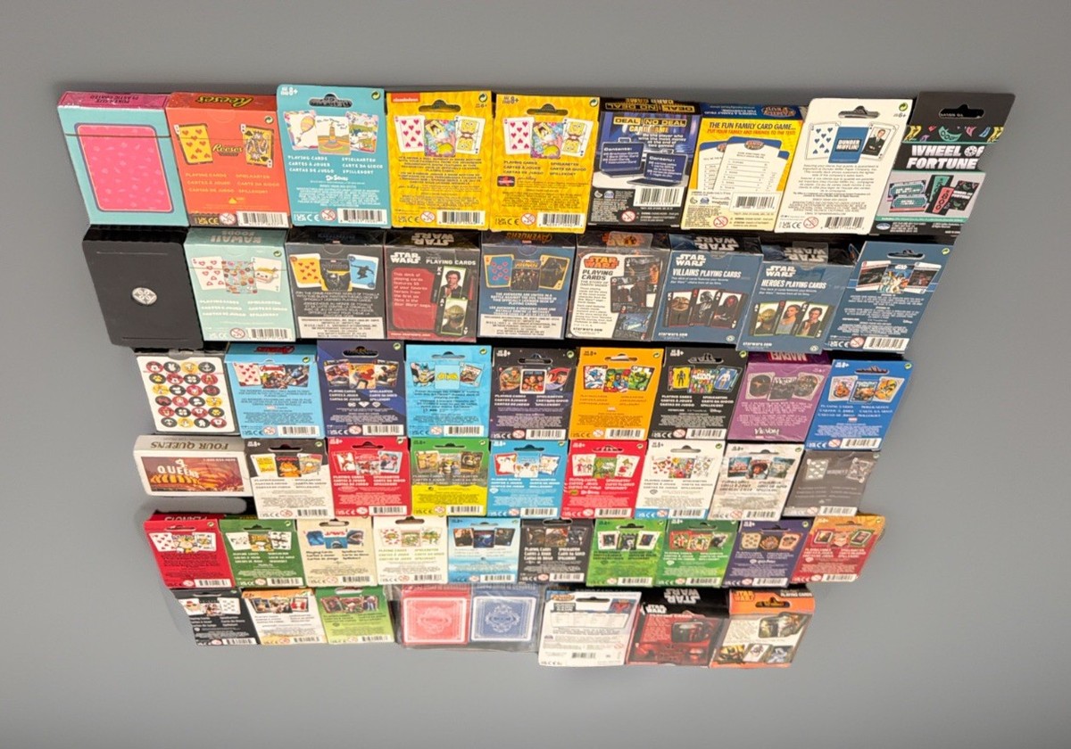Massive Playing Card Collection - 54 Unique Decks! Pop Culture