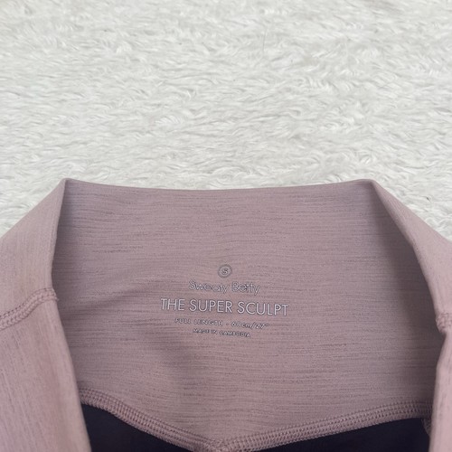 Sweaty Betty Pink Marl Super Sculpt Leggings Size Small Full Length Gym Sport - Picture 5 of 9