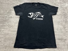 G Loomis Camicia Uomo Grande Nera Logo Grafica Pullover Manica Corta Pesca a Mosca