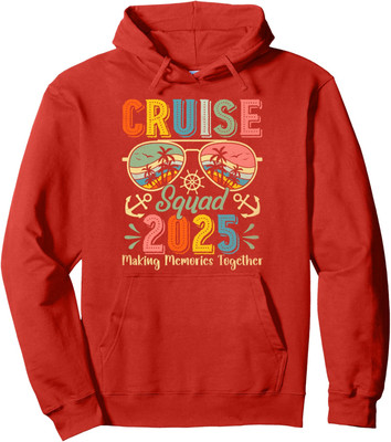 Cruise Squad 2025 Family Group Matching Summer Unisex Hooded Sweatshirt