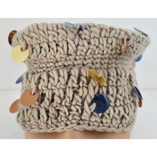 VINTAGE NEW 1960's Imported by Andrew St John 100 Acrylic Hat w/Design Japan