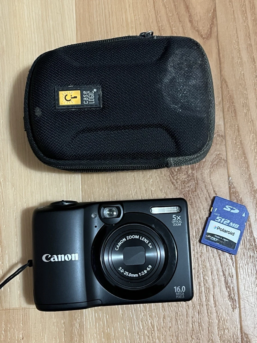 【激レア美品】Canon PowerShot A1300 ブラック　単3電池駆動 激レア美品】Canon PowerShot A1300 ブラック 単3電池駆動 激レア美品