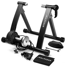 Bike Trainer Stand for Indoor Riding   Portable Foldable Magnetic Stainless