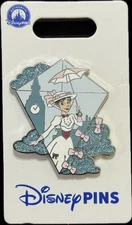 2025 Disney Parks Mary Poppins Let’s Go Fly A Kite Umbrella OE Pin