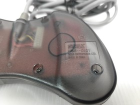 Used SEGA SATURN Cool Pad Controller Transparent Black HSS-0101  JAPAN