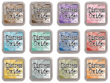 Tim Holtz Distress Oxide Ink Bundle January 2017 X-Small-7, Multi-p