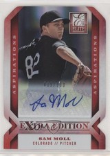 2013 Elite Extra Edition Aspirations Die-Cut Signatures 19/100 Sam Moll Auto fm0