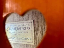 Vintage Dulcimer Howard /Michael Rugg Felton Ca. signed #30  5/24/73, one owner