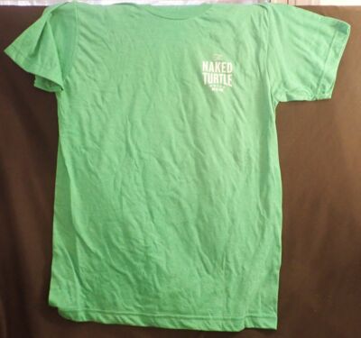 New  Naked Turtle White Rum Green Tshirt t Shirt Sip Naked Save Turtles