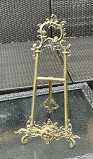 Vintage Antique Large Floral Decor Table Easel Book Art Display Stand Holder 20”