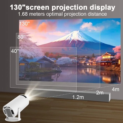 Magcubic-proyector Hy300 para cine en casa, 4K, Android 11, Dual, Wifi6, 200 ANS - Imagen 4 de 7