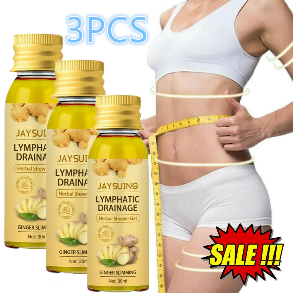 Lymphatic Detox Herbal Body Wash Ginger Natural Organic Weight Loss