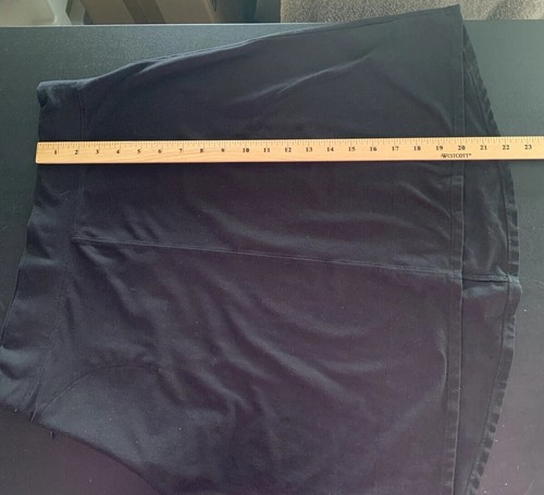 Toad & Co Black Solid Pull on Mini Skirt size Medium - Picture 11 of 11