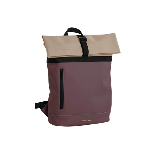 Daniel Ray Rolltop-Rucksack Hampton - Moderner PU-Rollrucksack mit Laptopfach - Bild 2 von 5