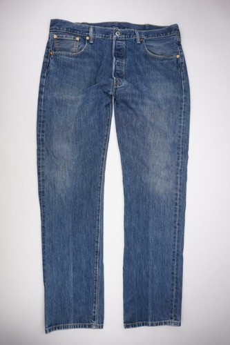 LEVI STRAUSS 501 ButtonFly Straight Leg Jeans MedWash Denim Herren 38x34 - Bild 4 von 12