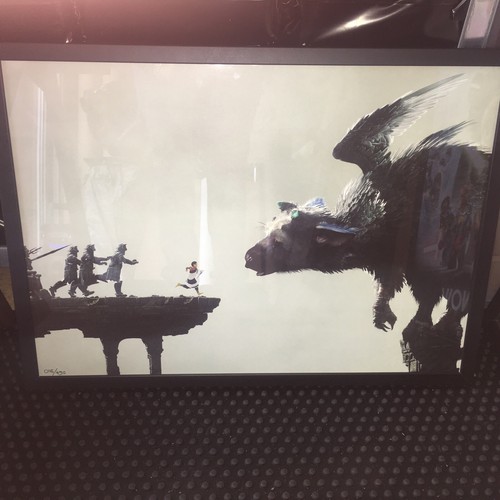 The Last Guardian Rare Press Kit Numbered Screen Print Framed - 第 10/10 張圖片