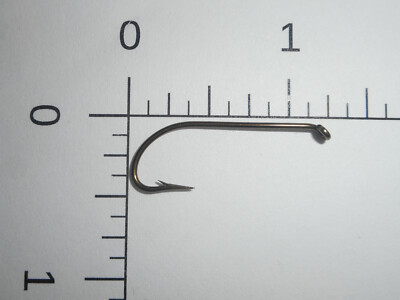 100 MUSTAD #3 Fly Tying Hooks Streamer Limerick down BALLeye bronzed NORWAY 3123