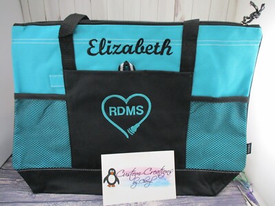 Sonogram Tech Ultrasound Tech Personalized Tote Bag LPN, RN, CNA, HHA, QMA, BSN 