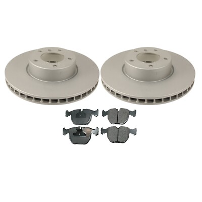 Front Remsa Brake Pads & Disc Rotors Set For BMW 520d 525 530d 530i E60 – 324mm Geomet Coated