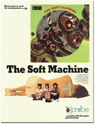 THE SOFT MACHINE - Debut LP - Promo Poster - A1 Poster - Psych