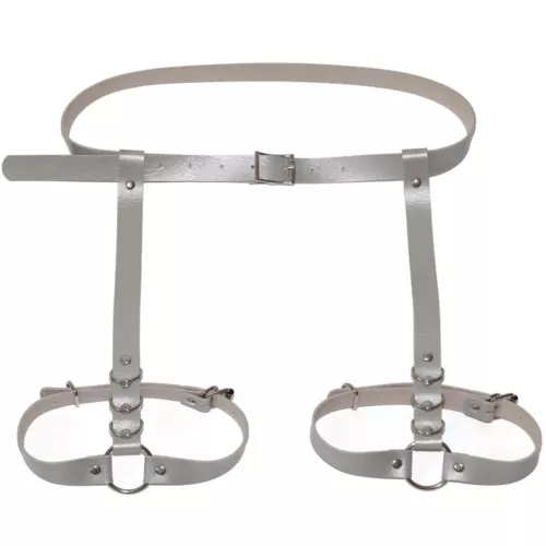 PU Leather Garter Belt Body Harness Strap Waist Leg Thigh Suspender - Picture 23 of 28