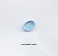 Natural Blue Chalcedony 7x5 mm Oval Cut Blue Chalcedony For One US Seller