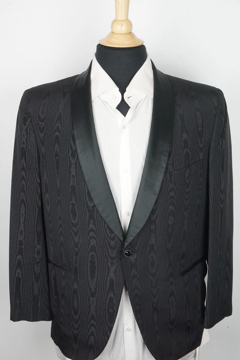 Patterned tuxedo shop jacket