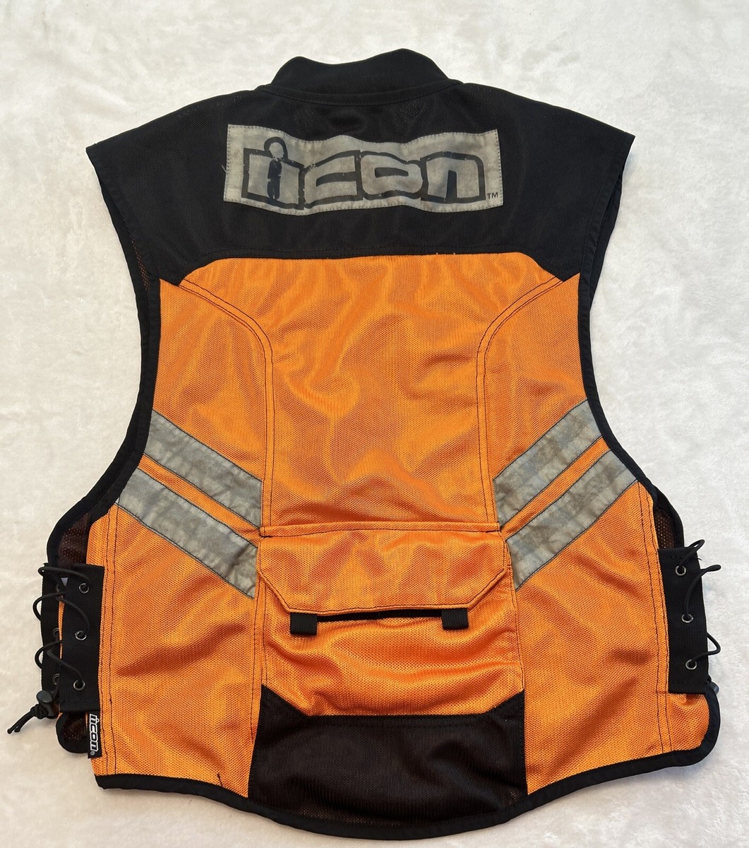 Icon Motorsports Mil Spec Mesh Motorcycle Vest Regular Size