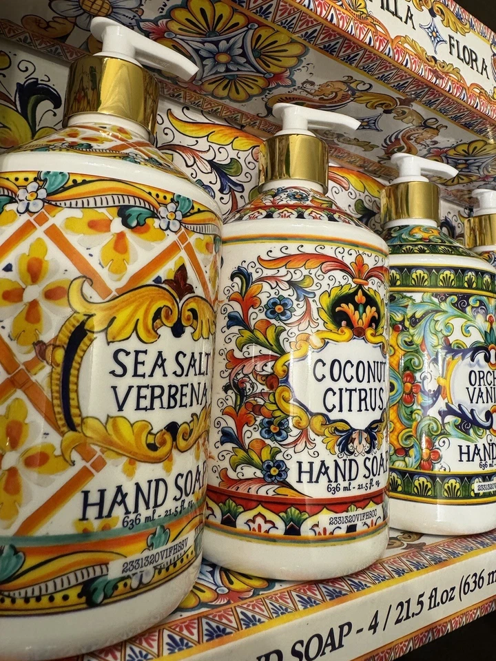 Home & Body Company Villa Flora Collection Hand Soap 4 Pack 21.5 fl.oz NEW SCENT - Image 2 of 4