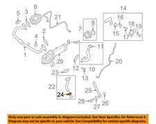 VW VOLKSWAGEN OEM Jetta Turbocharger Turbo-Oil Tube Return Line O-Ring WHT001965