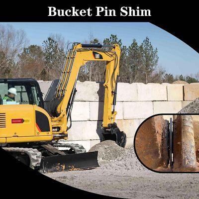 8 Pack 45MM Excavator Skid Steer Bucket Pin Shim Kit