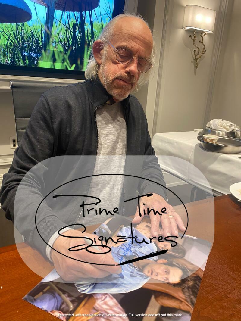 Christopher Lloyd のサイン CHRISTOPHER LLOYD SIGNED 11X14 PHOTO DENNIS THE MENACE