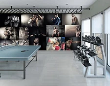 3D Boxing Man 11897 Wallpaper Mural Wall Print Wall Wallpaper Murals US Coco
