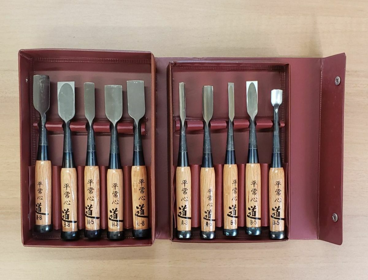 Scalpelli Giapponesi In Legno, Set Di 5 Pezzi, Scalpelli Legno - Foto 4