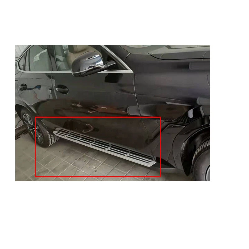 Car Running Board Side Step Pedals Nerf Bar Foot 2PCS For 2019-2022 BMW X6 G06 - Image 3 of 3