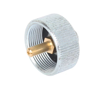 Harris Gasadapter US VII für 7/16" EU-Gewinde an US-amerikanischer Gaskartusche