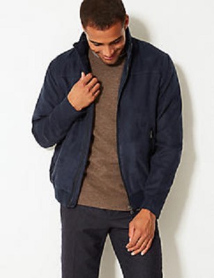 95 mens jacket M\u0026S navy Thinsulate 