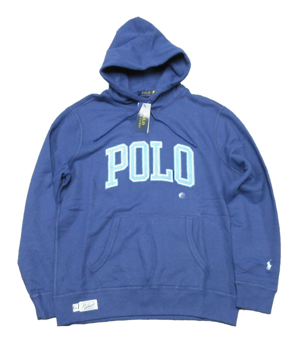 men's rl fleece logo hoodie