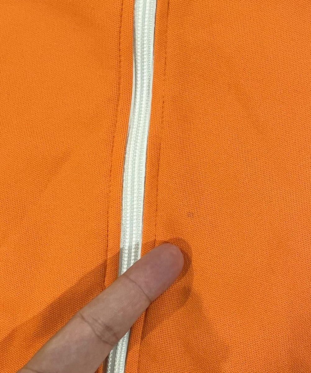 Nike Netherlands Football Soccer Track Top Jacket Orange