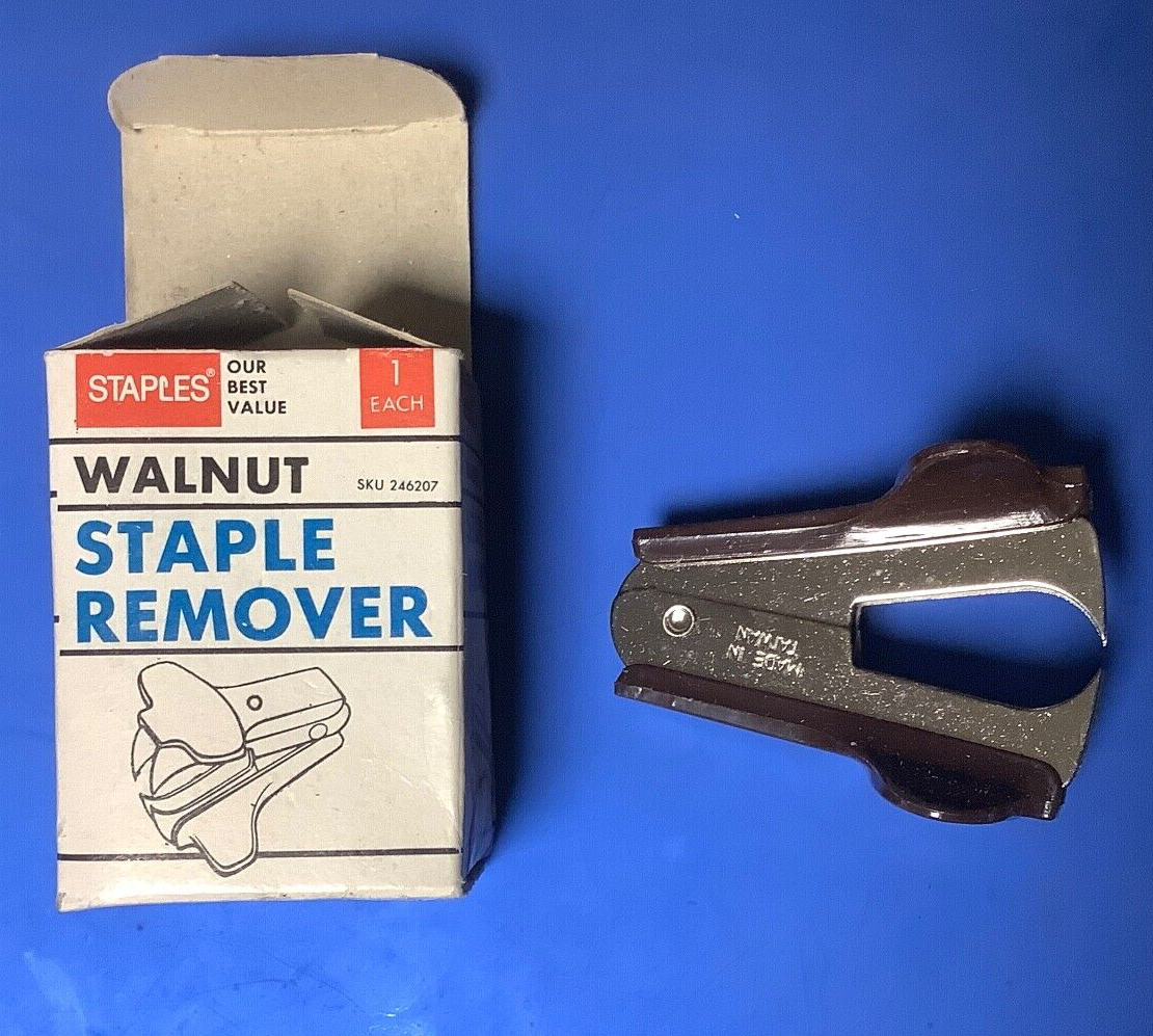 Vintage Staple Remover, Extractor, Puller NIB eBay