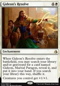 Gideon's Resolve - Planeswalker Deck Exclusive x4 - Amonkhet - NM-Mint, English